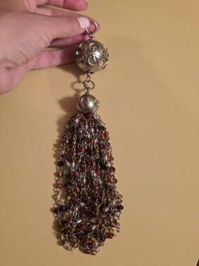 Restoration Hardware Indonesian Hand-crafted Key Tassel